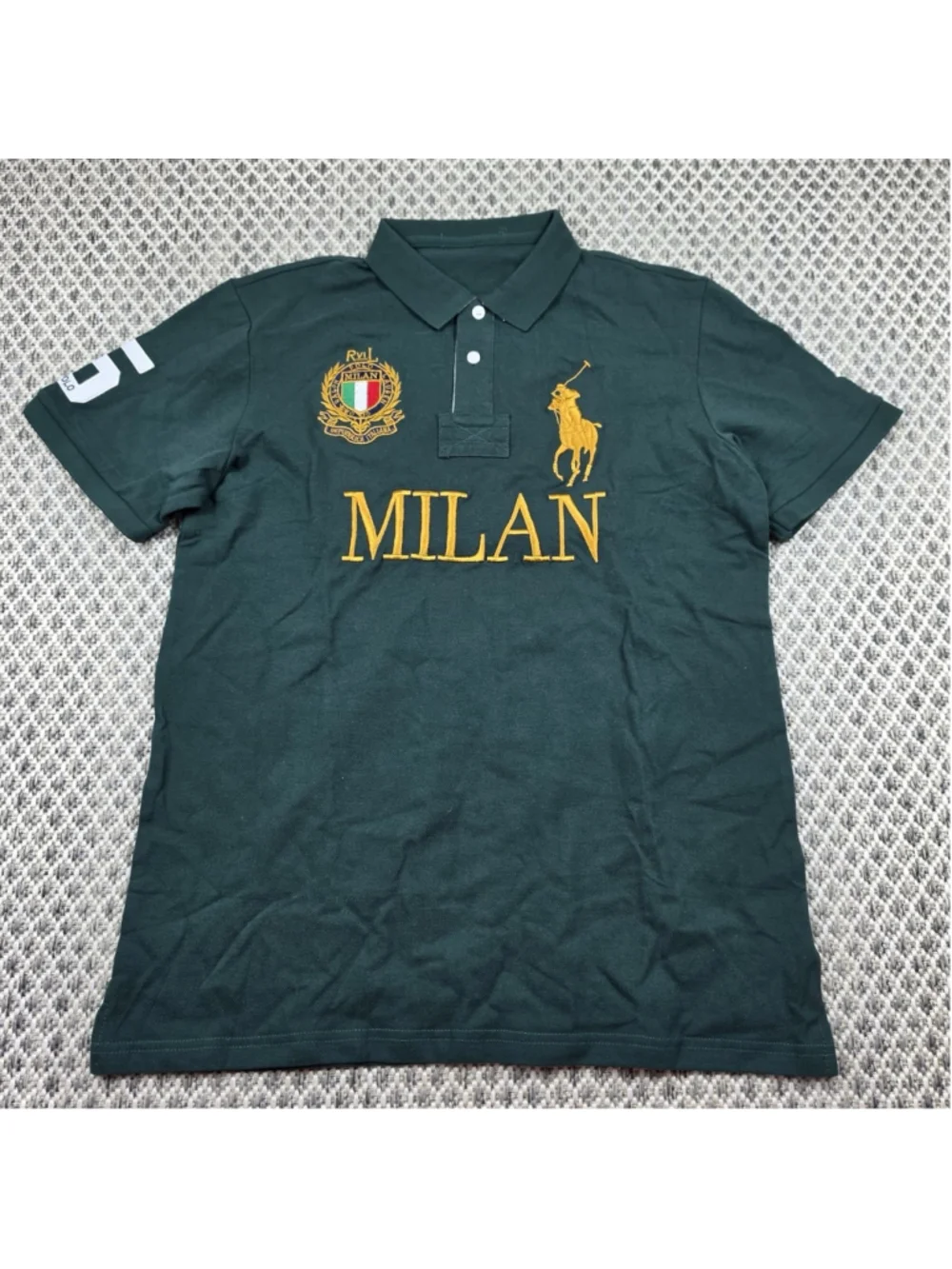 Big Pony City Polo Shirts L Dubai Milan Chicago Lot of 3